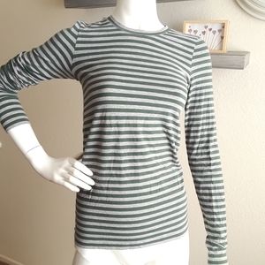 Theory Stripers top long sleeves size Medium